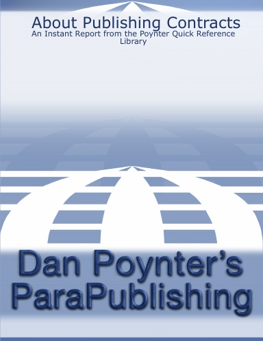 About Publishing Contracts: An Instant Report from the Poynter Quick Reference Library