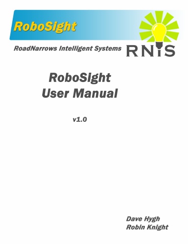 RoboSight User Manual V1.0