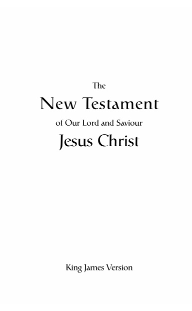 The New Testament