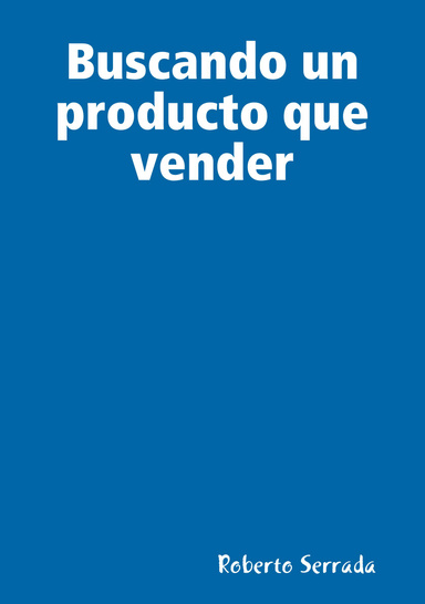 Buscando un producto que vender