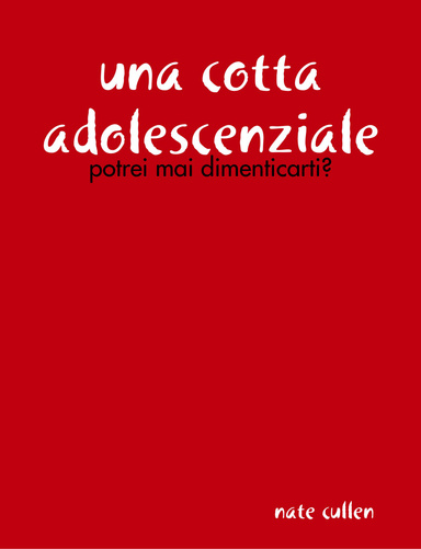 una cotta adolescenziale