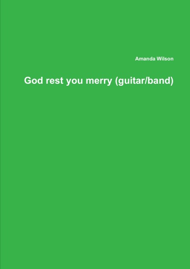 God rest you merry (guitar/band)