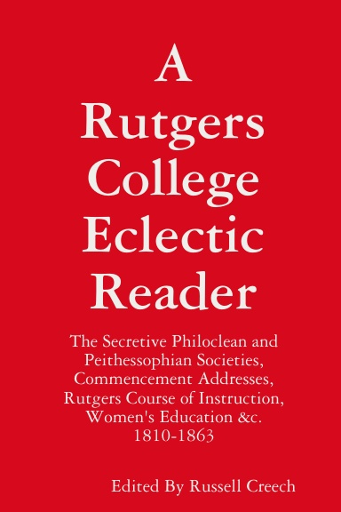 A Rutgers College Eclectic Reader