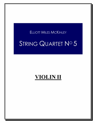 PART - Second Violin - String Quartet No. 5