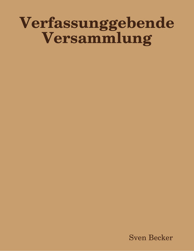 Verfassunggebende Versammlung