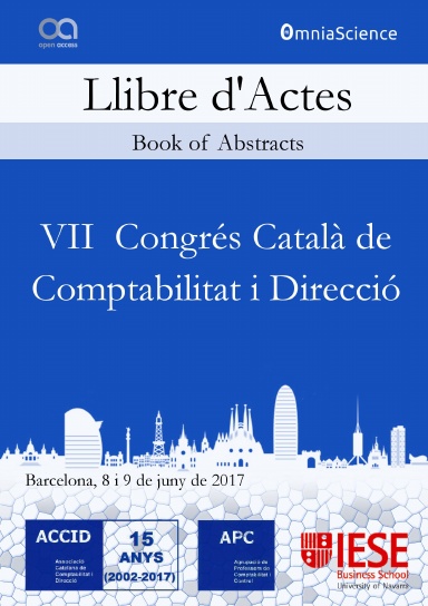 Llibre Actes VII Congrés Català de Comptabilitat i Direcció