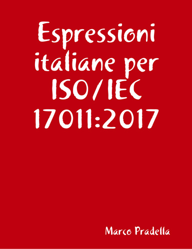 Espressioni italiane per ISO/IEC 17011:2017