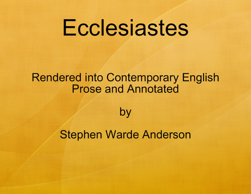 Ecclesiastes