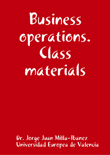 Business operations. Class materials