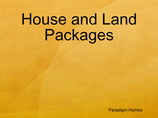House and Land Packages