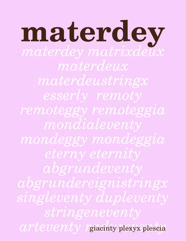materdey