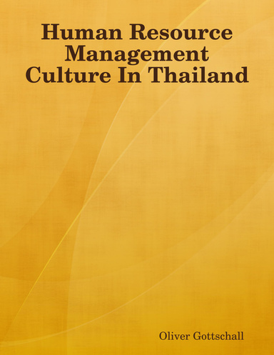 Human Resource Management Culture In Thailand