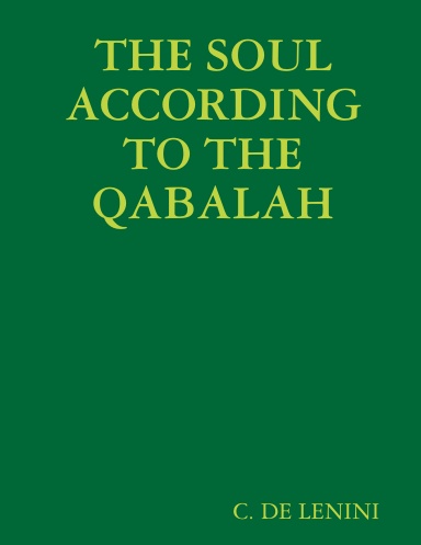 THE SOUL ACCORDING TO THE QABALAH