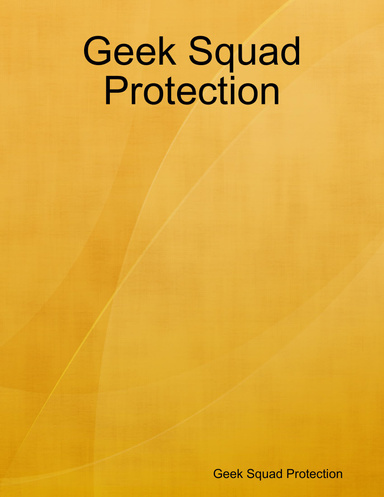 Geek Squad Protection