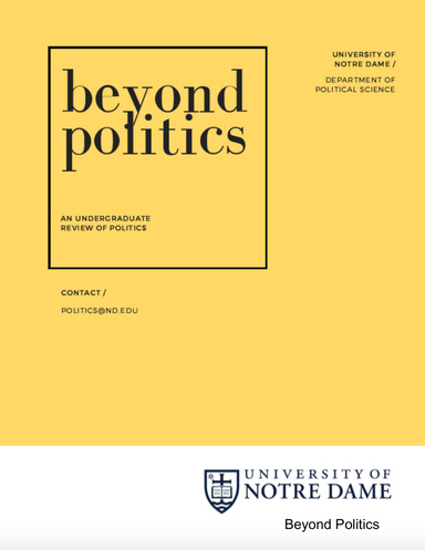 Beyond Politics Spring 2018