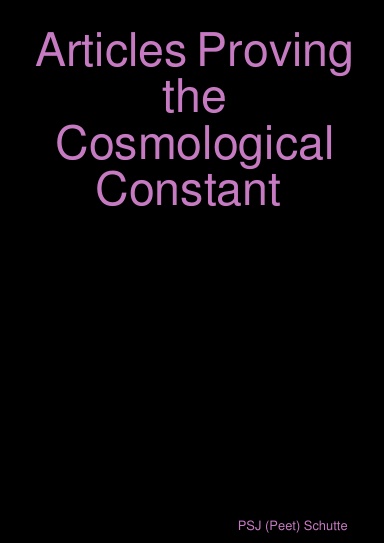 Articles Proving the Cosmological Constant