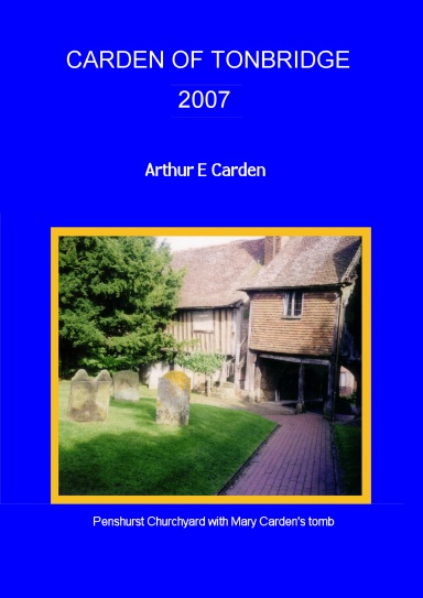 CARDEN OF TONBRIDGE: 2007