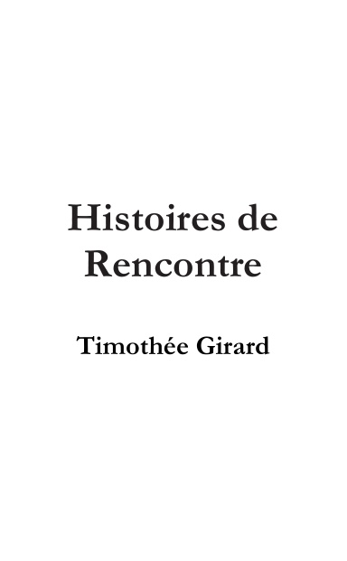 Histoires de Rencontre