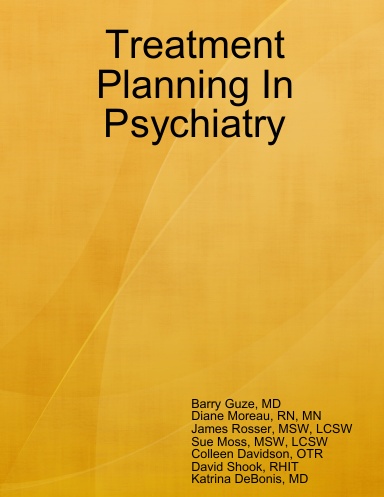 Treatment Planning In Psychiatry
