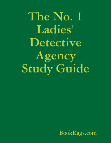 The No. 1 Ladies' Detective Agency Study Guide