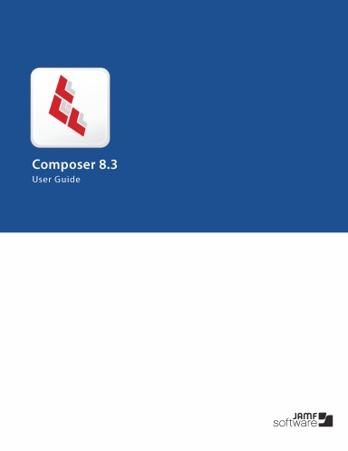 Composer User Guide, Version 8.3