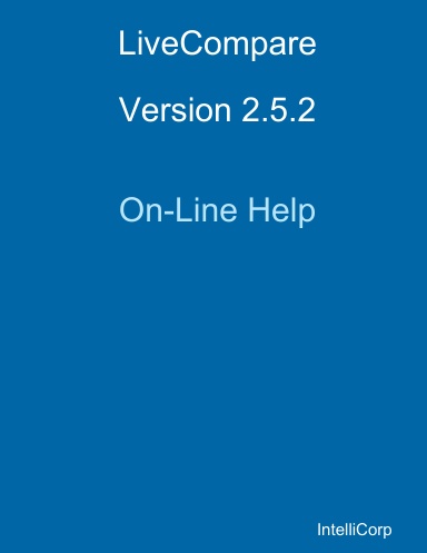 LiveCompare 2.5.2 On-Line Help