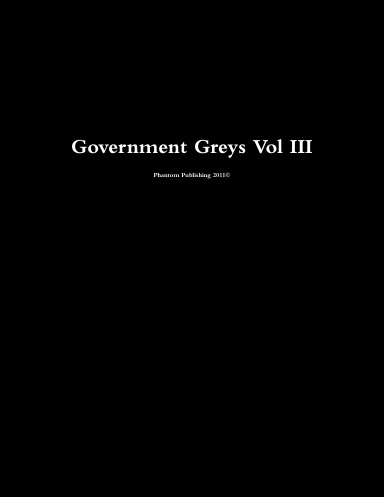 Government Greys Vol III