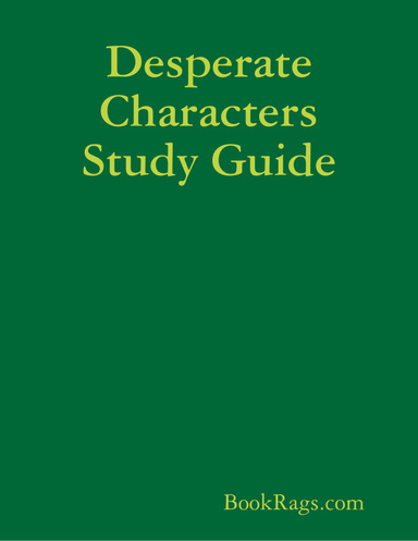 Desperate Characters Study Guide