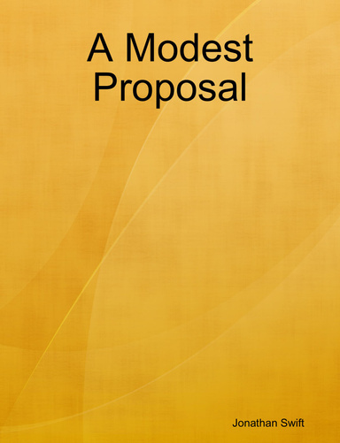 A Modest Proposal