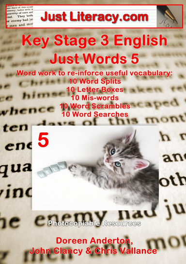 Just Literacy.com: KS3 English - Just Words 5
