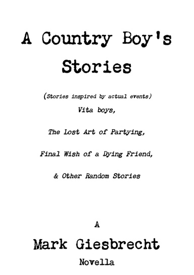 A Country Boy's Stories