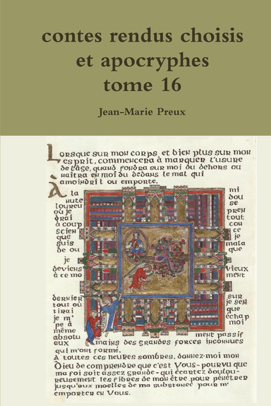 contes rendus choisis et apocryphes tome 16