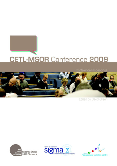CETL-MSOR Conference 2009 – Conference Proceedings