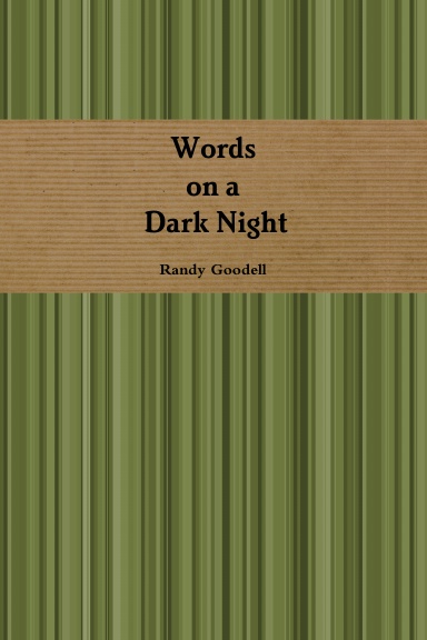 words on a dark night