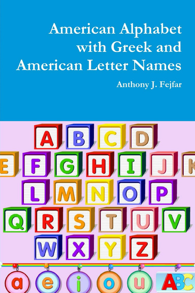 American Alphabet with Greek and American Letter Names