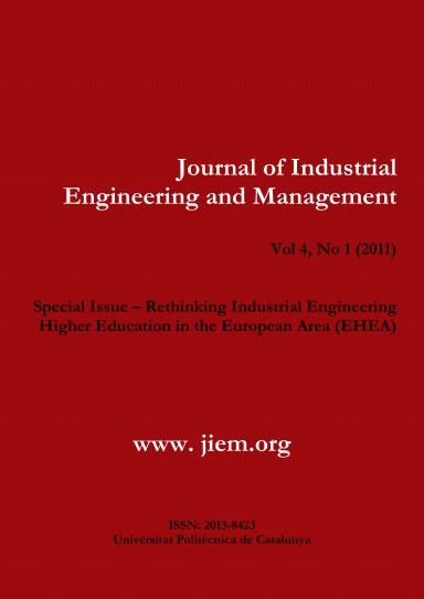 Journal of Industrial Engineering and Management - Vol 4, No 1 (2011)