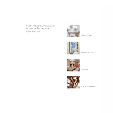 Four Residential Projects