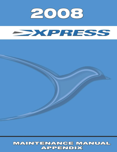 2008 Express Maintenance Manual Appendix