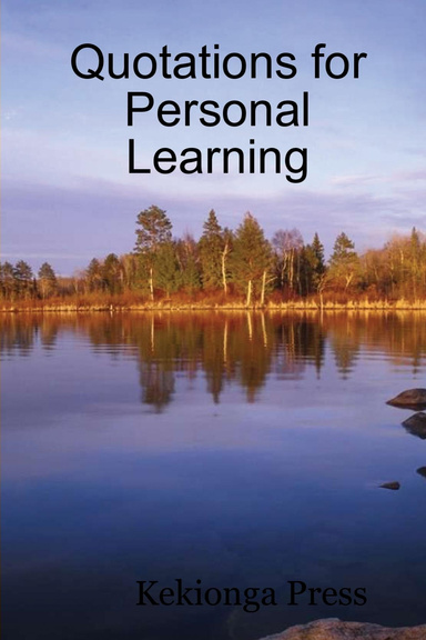Quotations for Personal Learning