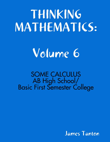 THINKING MATHEMATICS 6: Calculus
