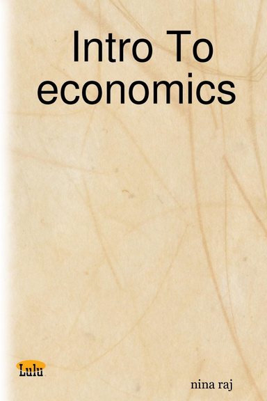 Intro To economics