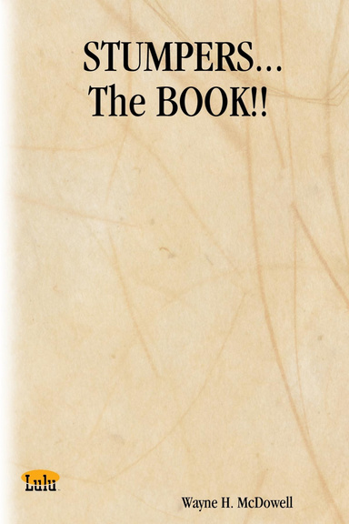 STUMPERS...The BOOK!!