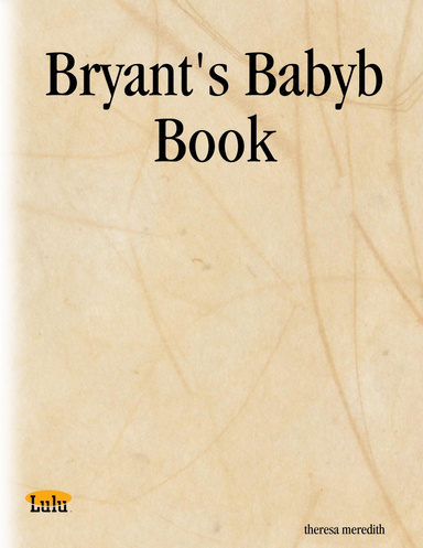 Bryant's Babyb Book