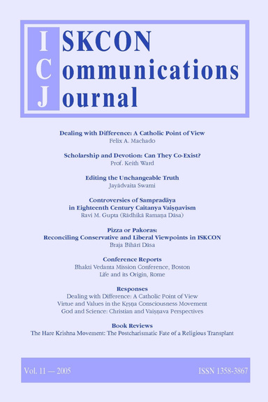 ISKCON Communications Journal: Volume 11