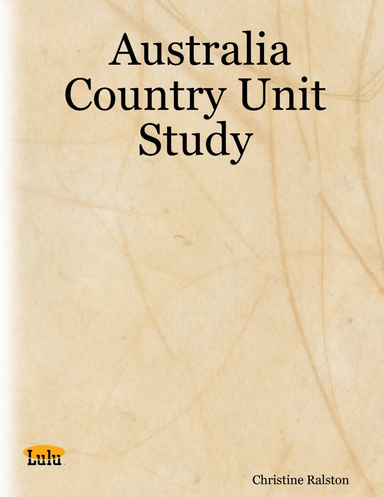 Australia Country Unit Study