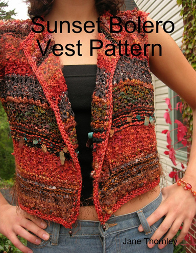 Sunset Bolero Vest Pattern