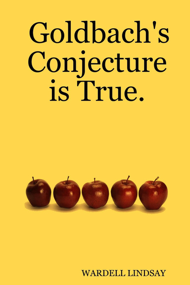 Goldbach's Conjecture is True.