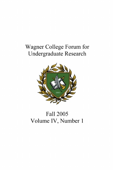 Forum for Undergraduate Research, Vol. 4 No. 1