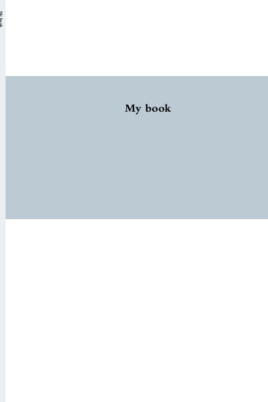 My book