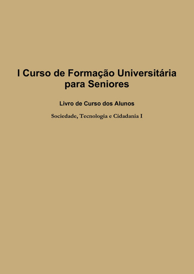 Livro de Curso dos alunos da Universidade Sénior da UTL (preto e branco)